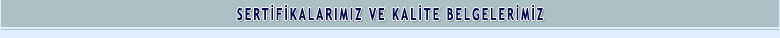 Ufuk Lift Sertifikalar ve Kalite Belgeleri